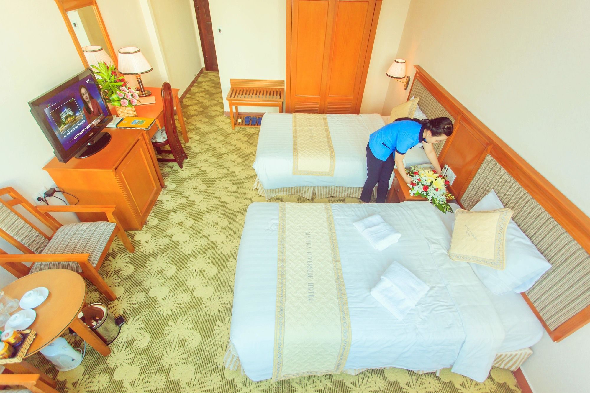 My Tra Riverside Hotel Куанг Нгай Екстериор снимка